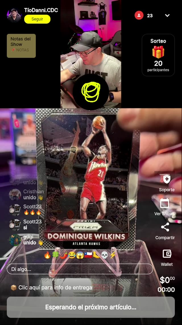 Dominique Wilkins Prizm Card