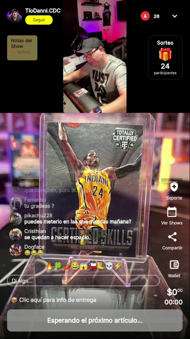 Paul George Totally Certified Card