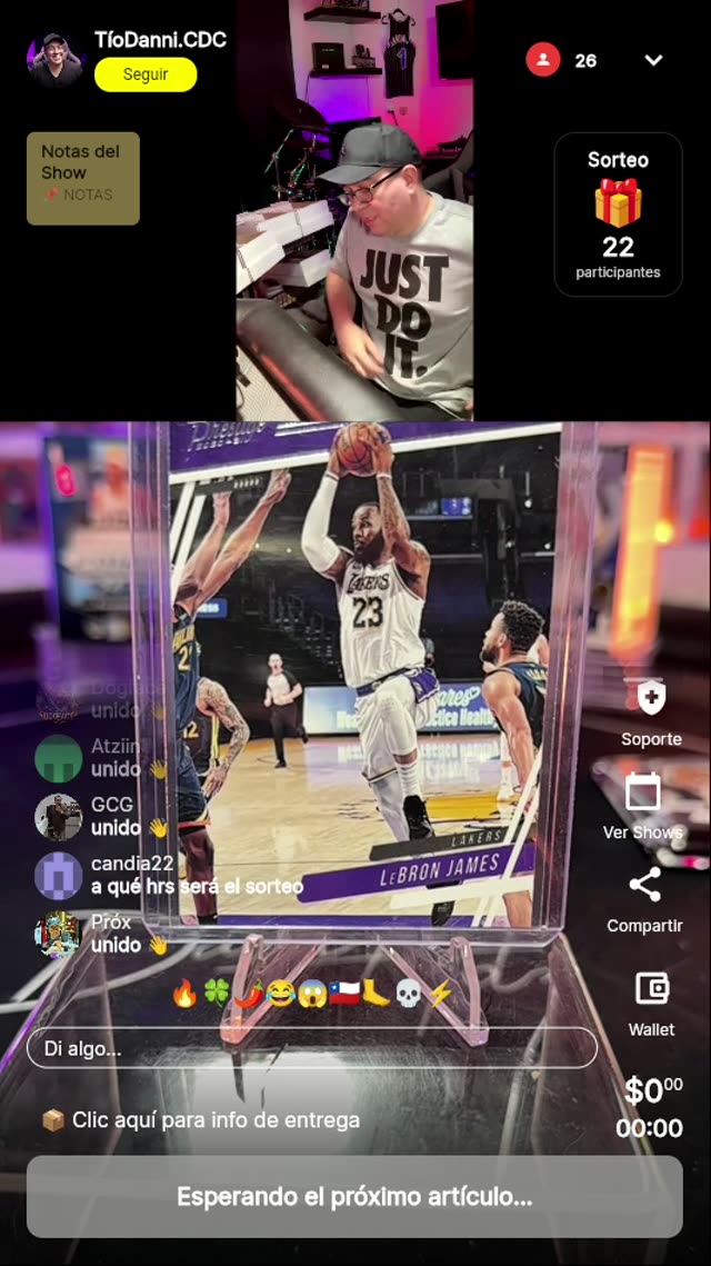 Carta LeBron James Baloncesto