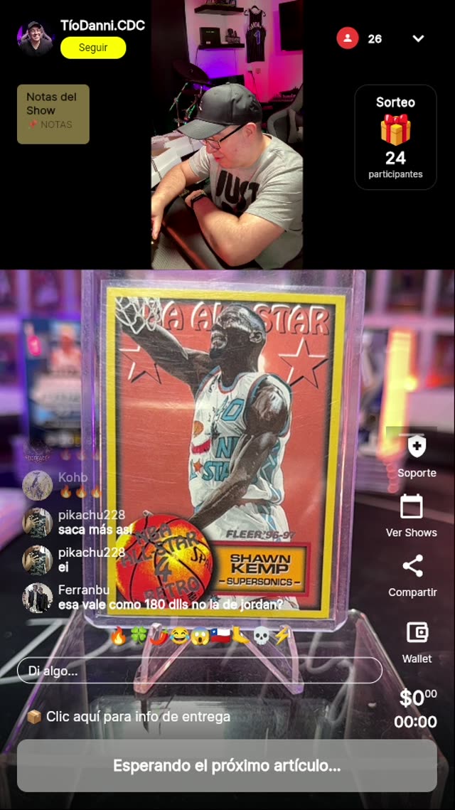 Shawn Kemp Fleer All-Star Card