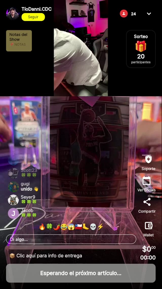 Giveaway Damian Lillard Card Baloncesto