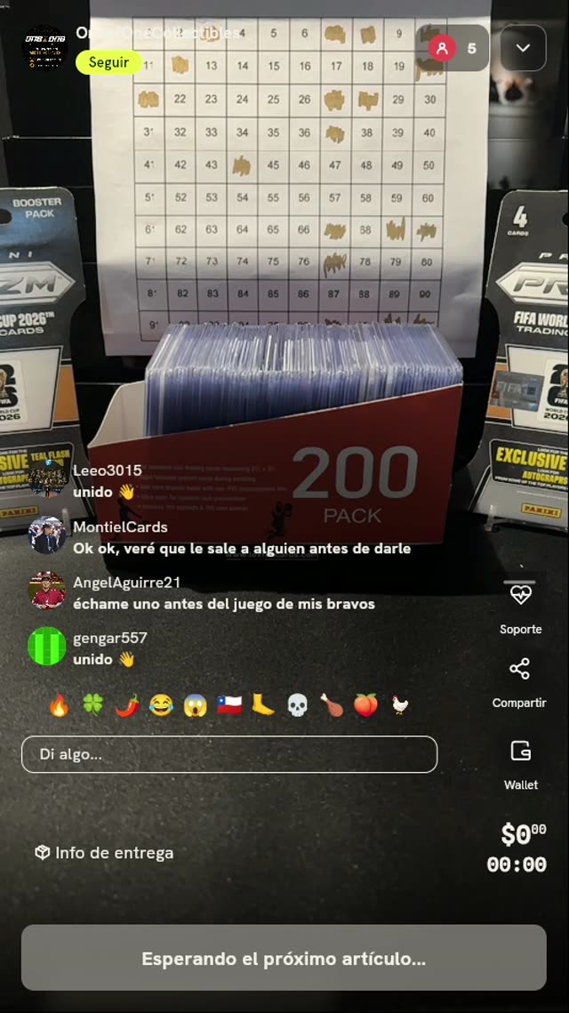Lugar en Tablero Panini Prizm 2026