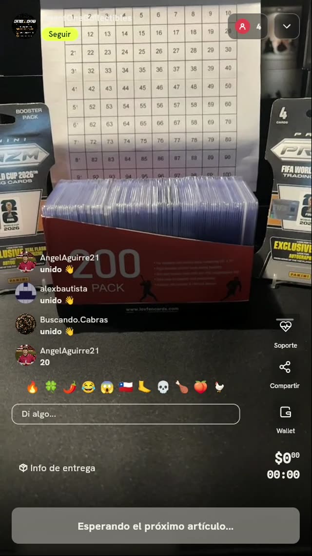 Casilla para Misterio Panini Prizm
