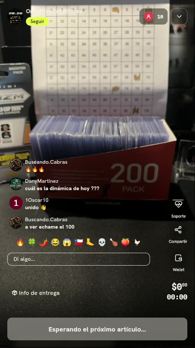 Casilla #28 en Tablero de Tarjetas