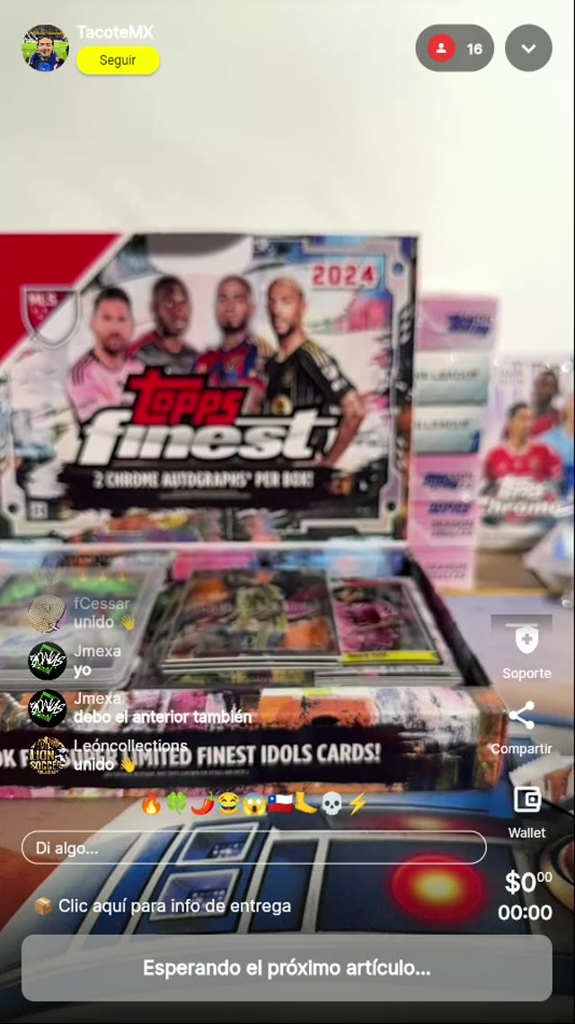 Topps Finest 2024 Soccer Hobby Box