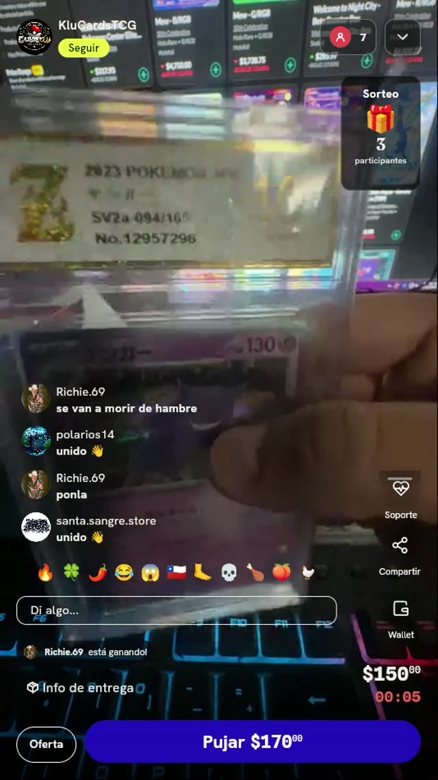 Carta Pokémon Gengar SV2a 094/165