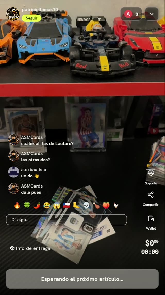 Lote Tarjetas Lautaro Martínez Panini