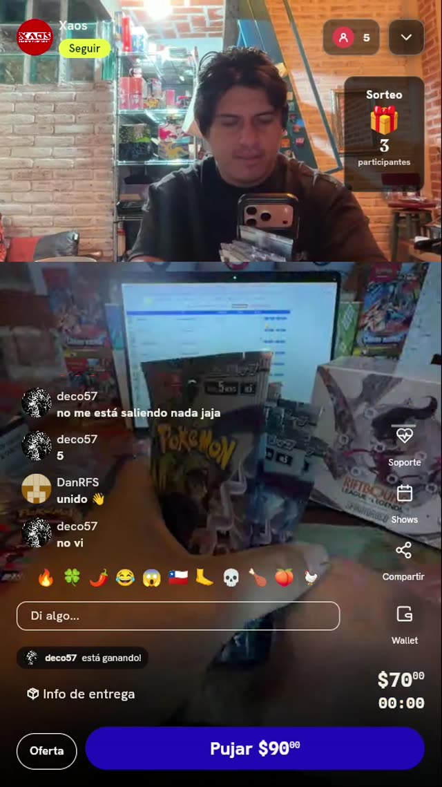 Sobres de Cartas Pokémon TCG