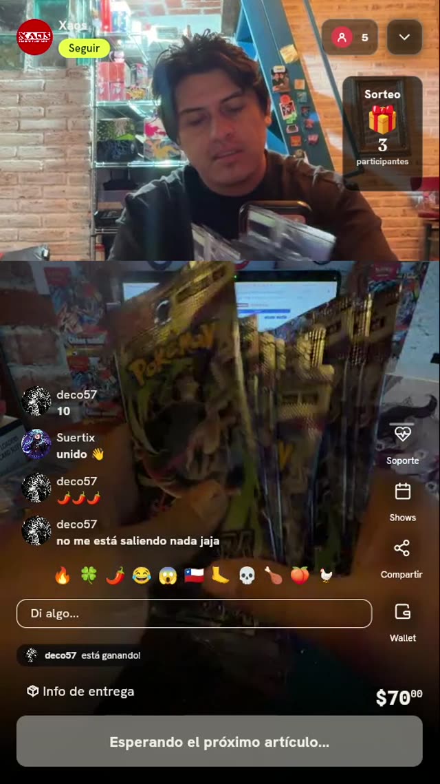 Lote de sobres Pokémon TCG