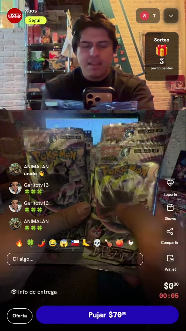 Sobres Pokémon TCG en Japonés