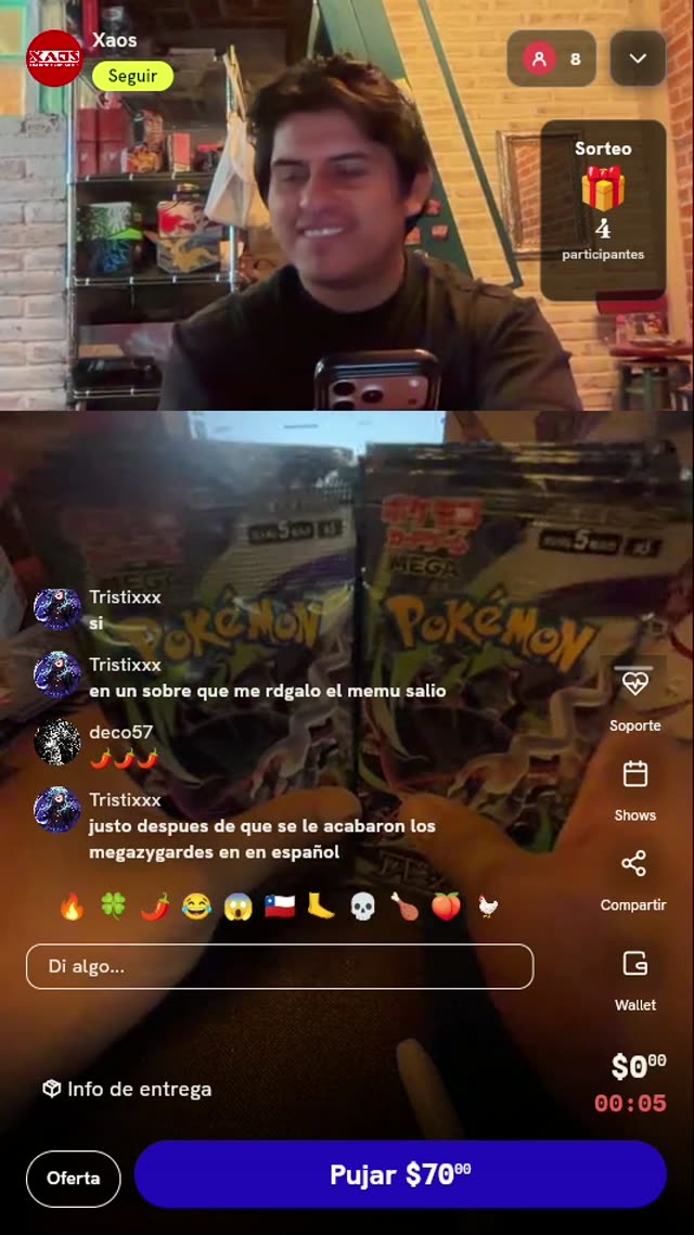 Sobres de Cartas Pokémon TCG Japoneses