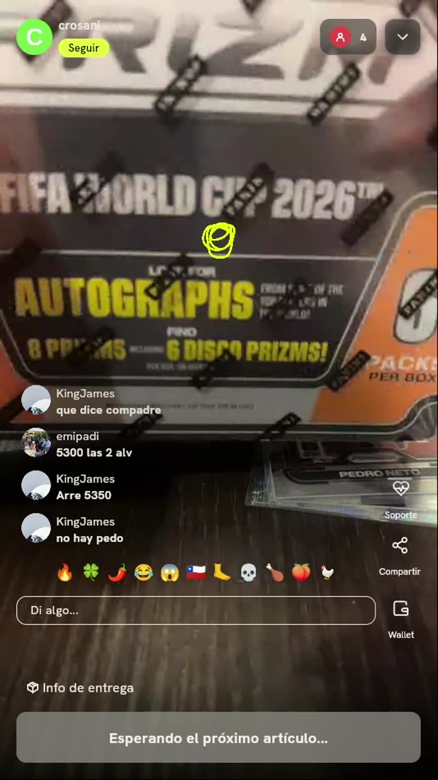 2 Cajas Mega Panini Prizm World Cup