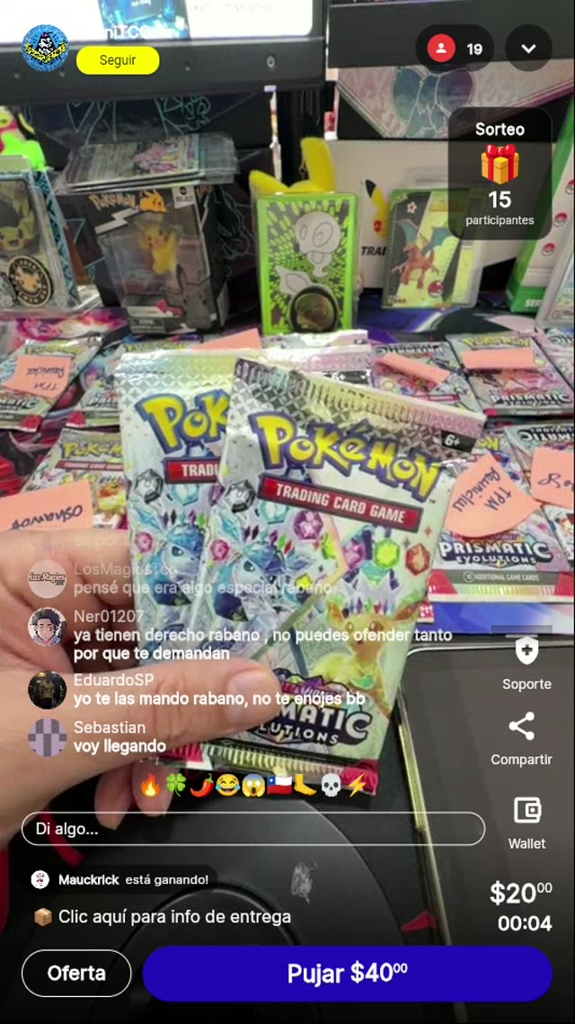 Pokémon TCG Prismatic Evolutions Booster