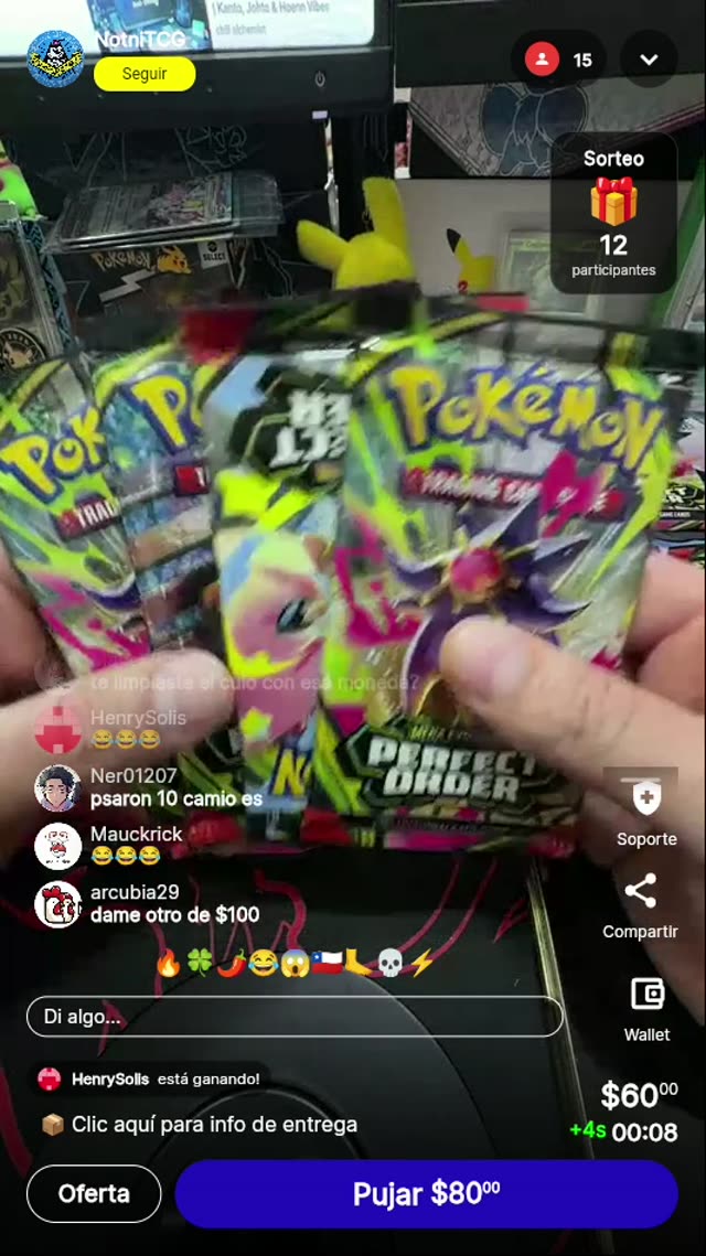 Pokémon Perfect Order - Tres Sobres