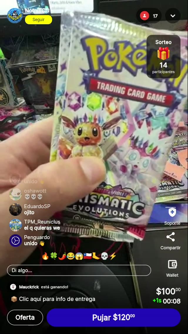 Pokémon TCG Prismatic Evolutions Booster