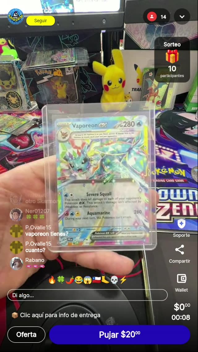 Vaporeon ex Prismatic Evolutions 149/131