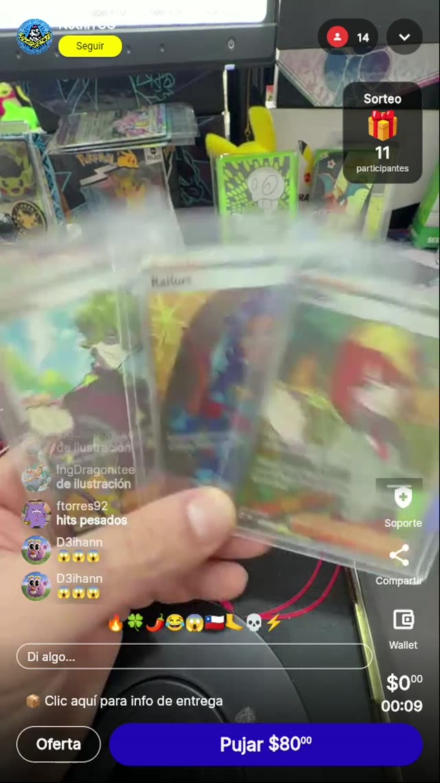 Carta Pokémon Raikou V Full Art