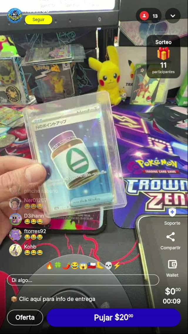 Pokémon N's Resolve Crown Zenith