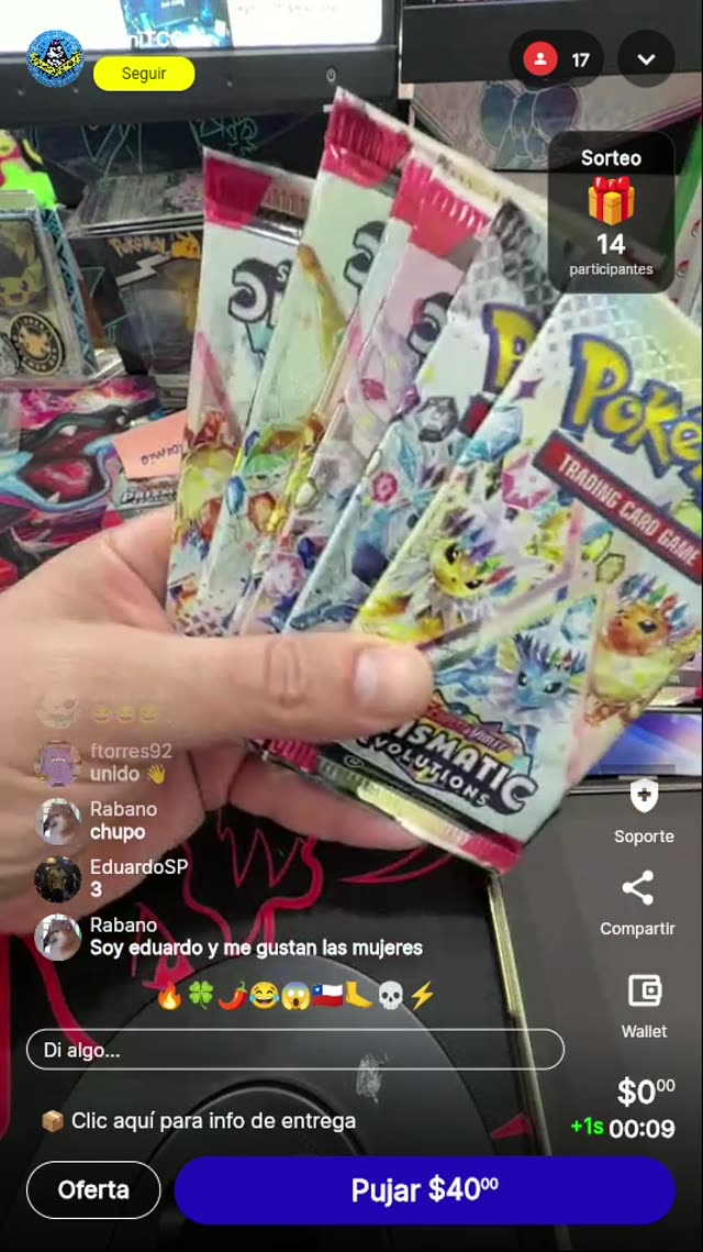 Pokémon TCG Prismatic Evolutions Booster