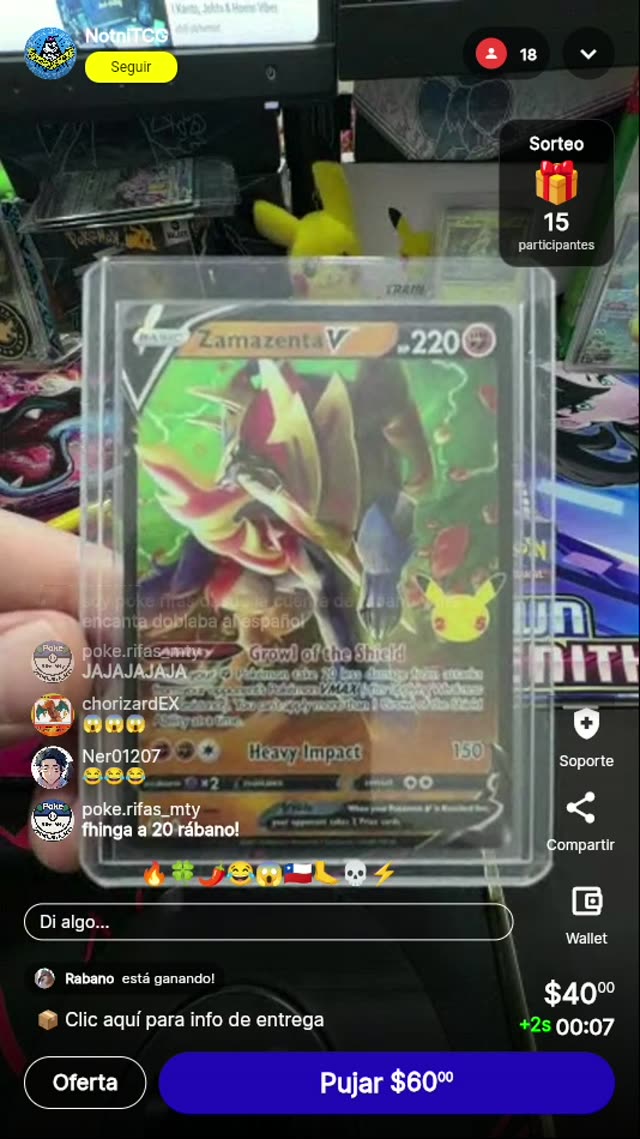 Zamazenta V Celebrations 25 Aniversario