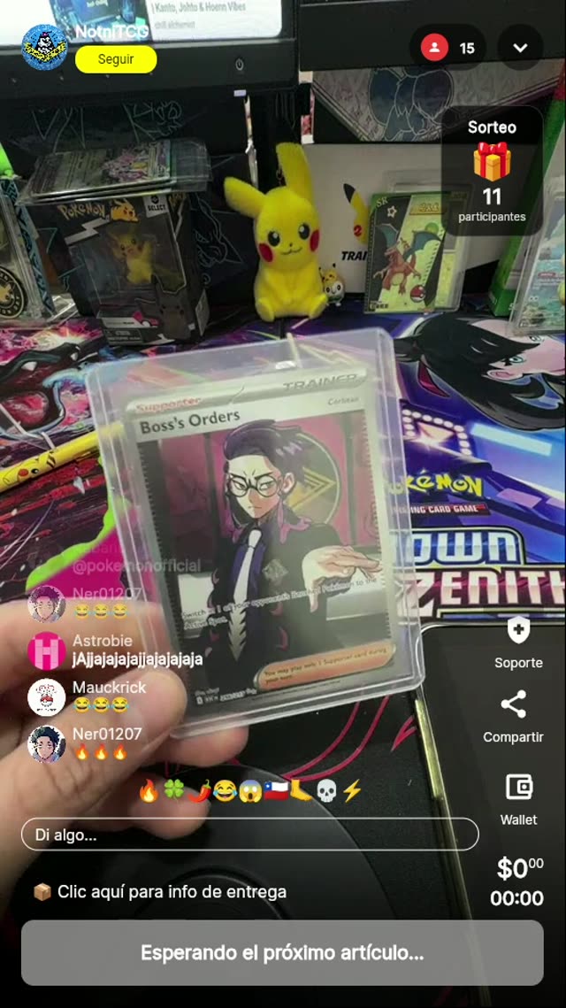 Carta Pokémon Boss's Orders