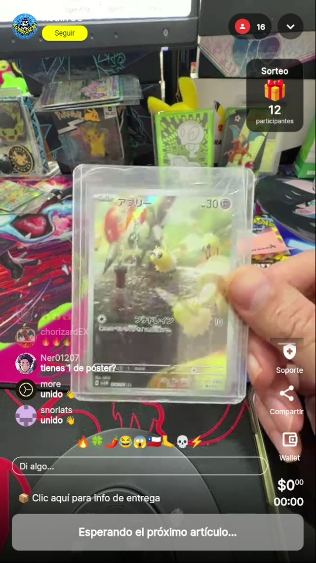 Carta Pokémon Japonesa: Applin AR