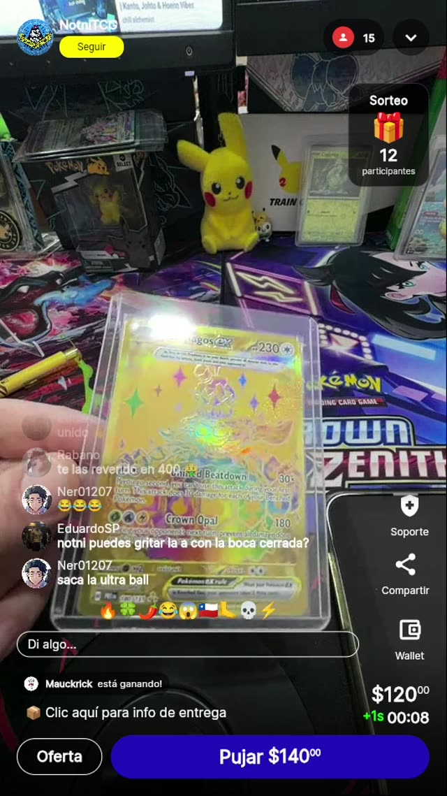 Pokémon Terapagos ex 169/131 Rara