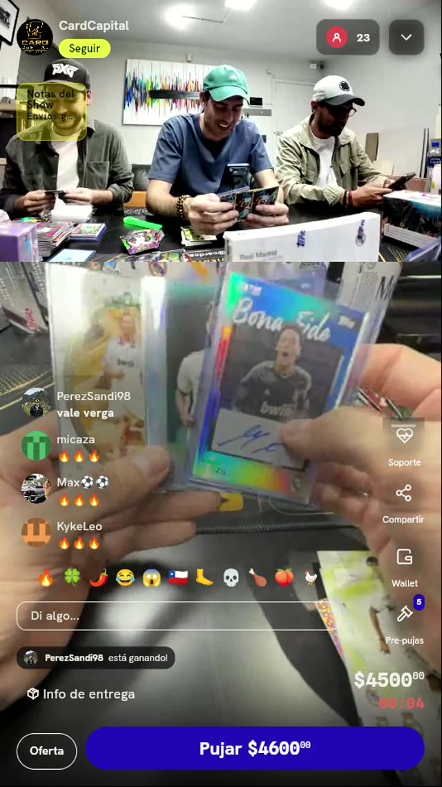Cartas Topps Real Madrid con Autógrafo