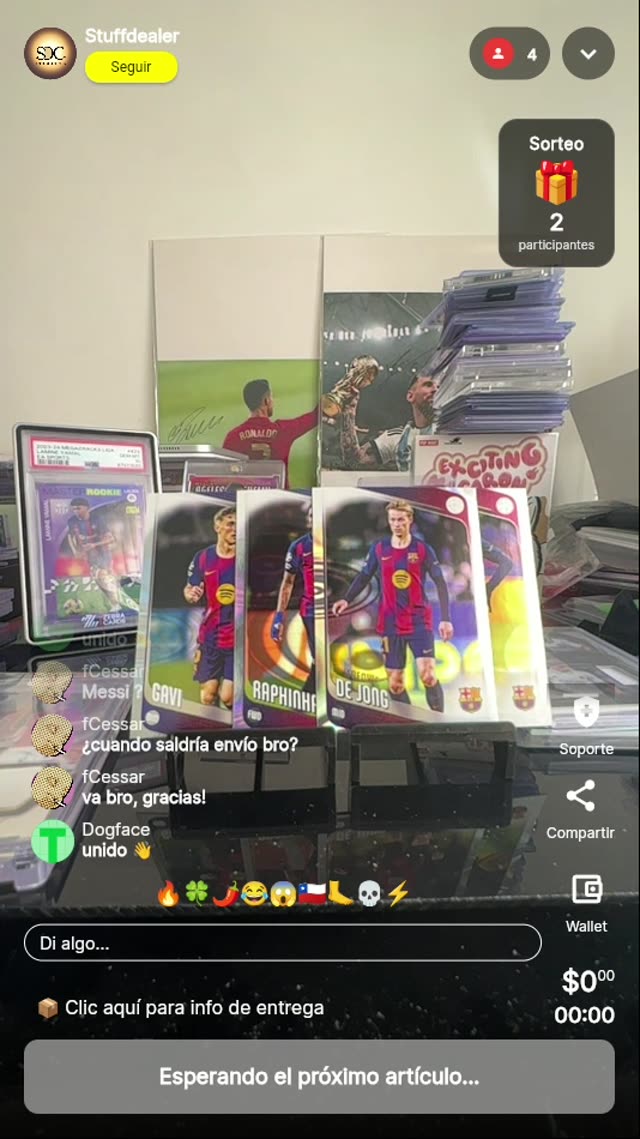 Cartas FC Barcelona: Rafinha, Pedri, De Jong