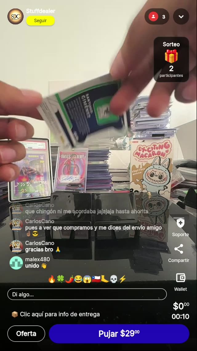 Santiago Giménez Prism card