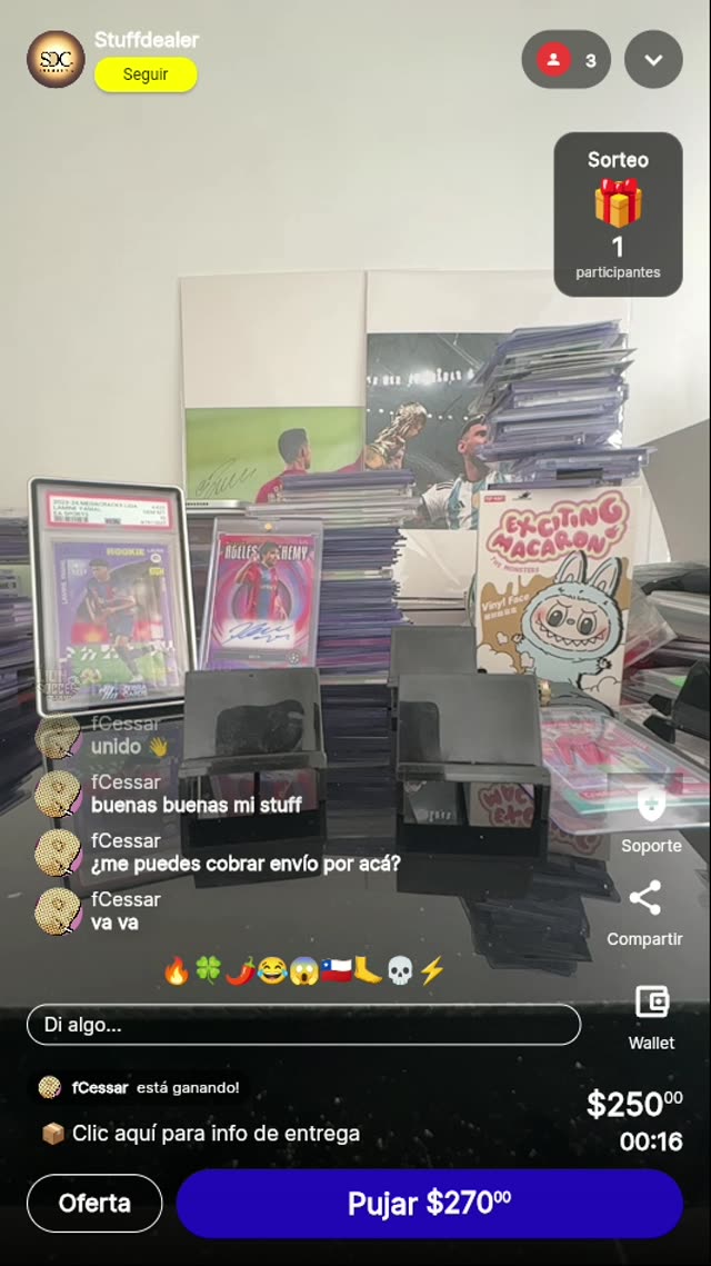 Carta Fútbol PSA Gradeada