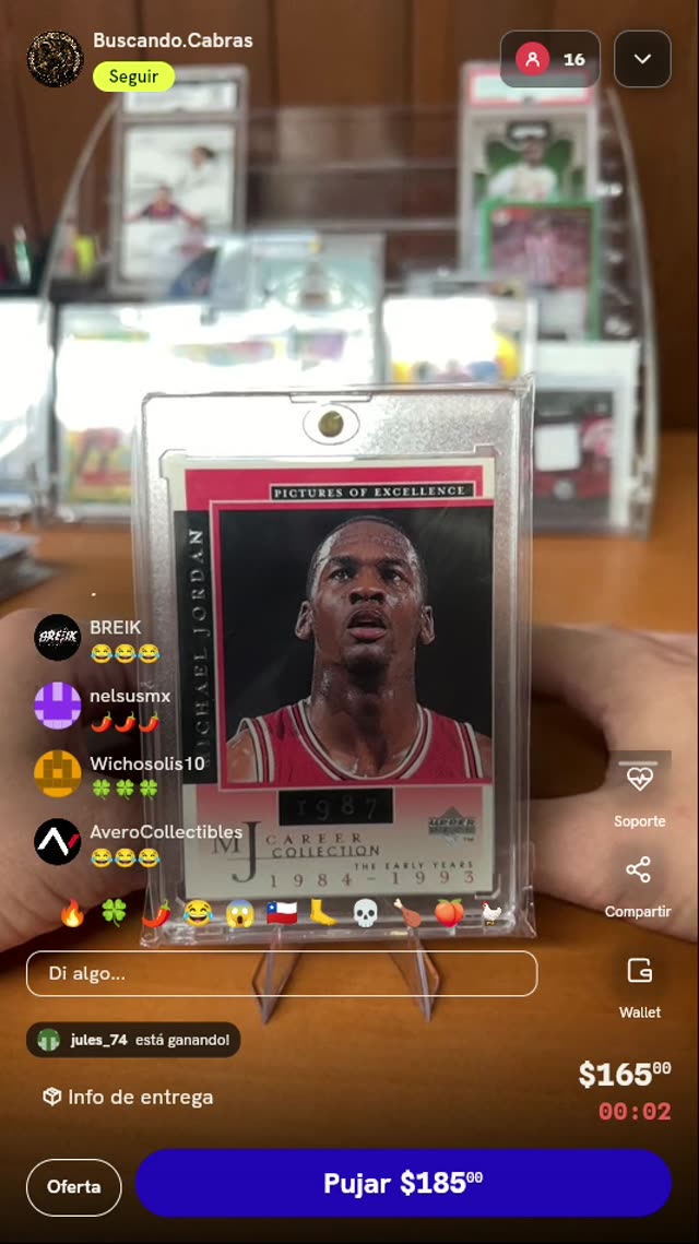 Carta Michael Jordan Upper Deck 1998