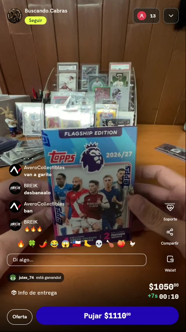 Caja Topps Premier League Flagship 2026/27