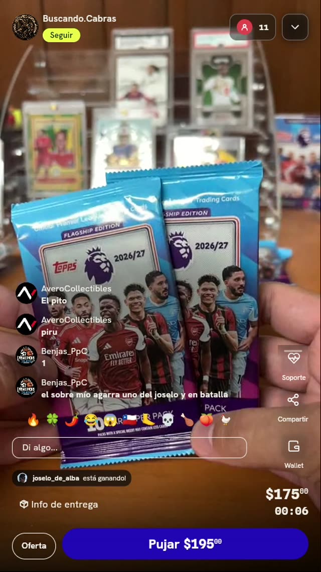 Sobres Topps Premier League 2026/27