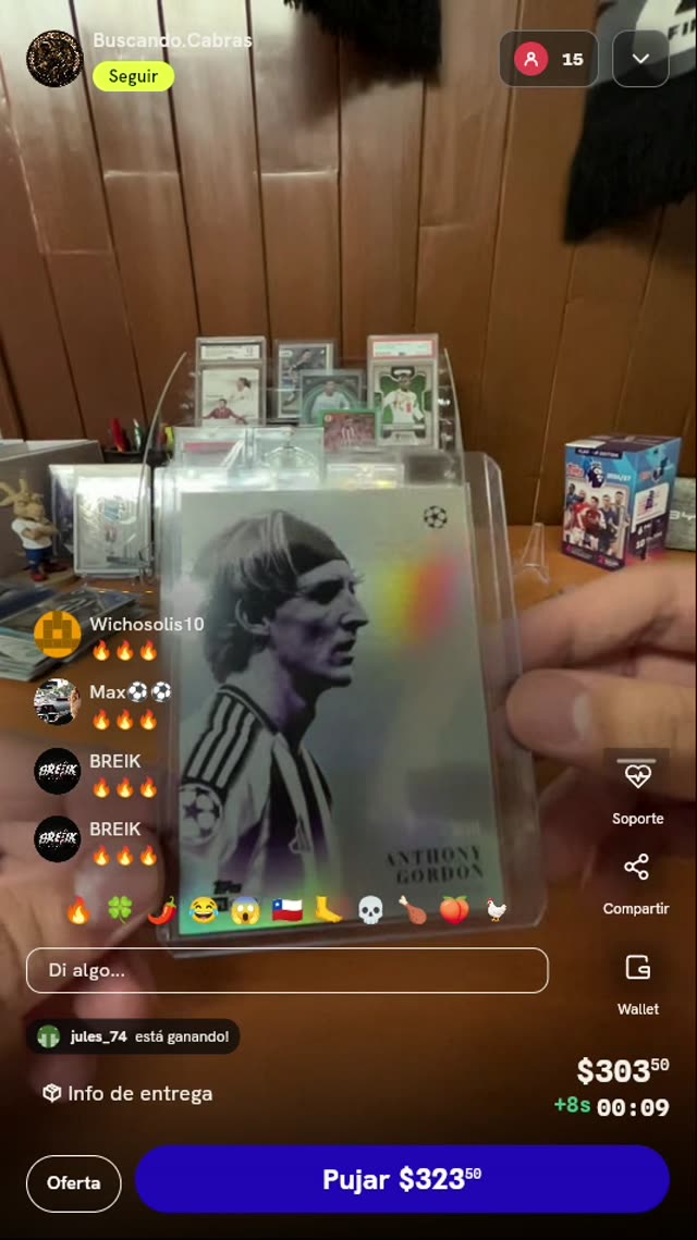 Carta Anthony Gordon Topps Simplicidad /50