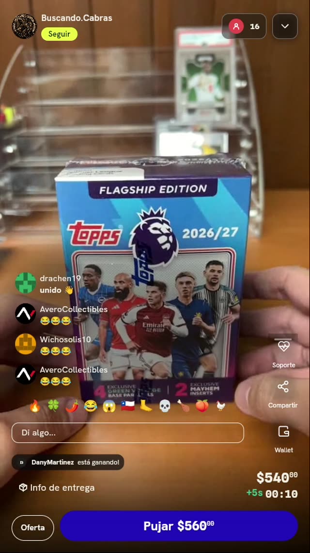 Caja Blaster Topps Premier League 2026/27