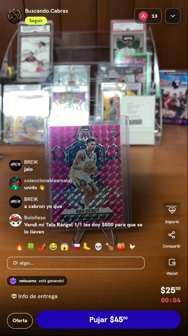 Carta Panini Mosaic Trayce Jackson-Davis