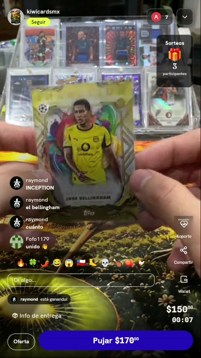 Carta Topps Inception Jobe Bellingham