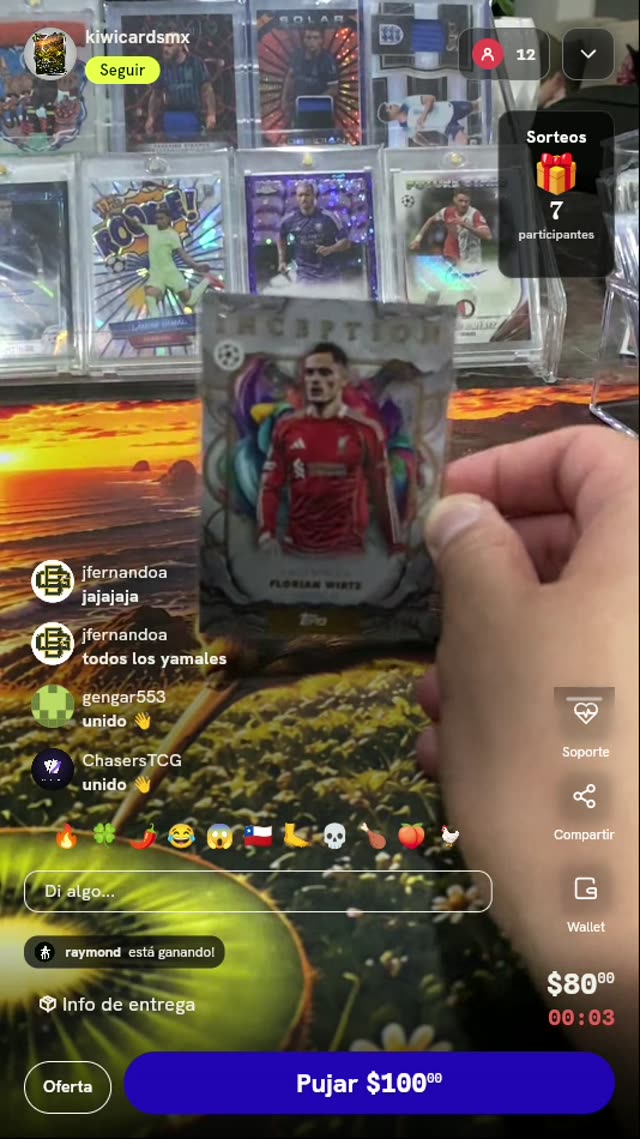 Carta Florian Wirtz Topps Inception
