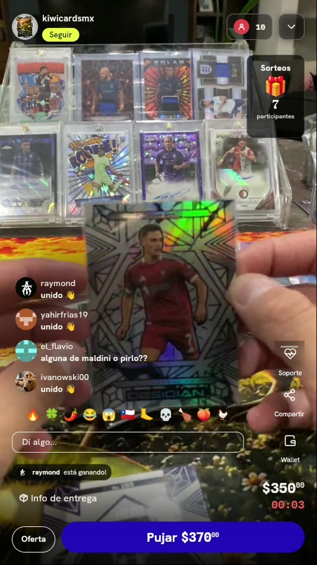 Carta Panini Obsidian Florian Wirtz