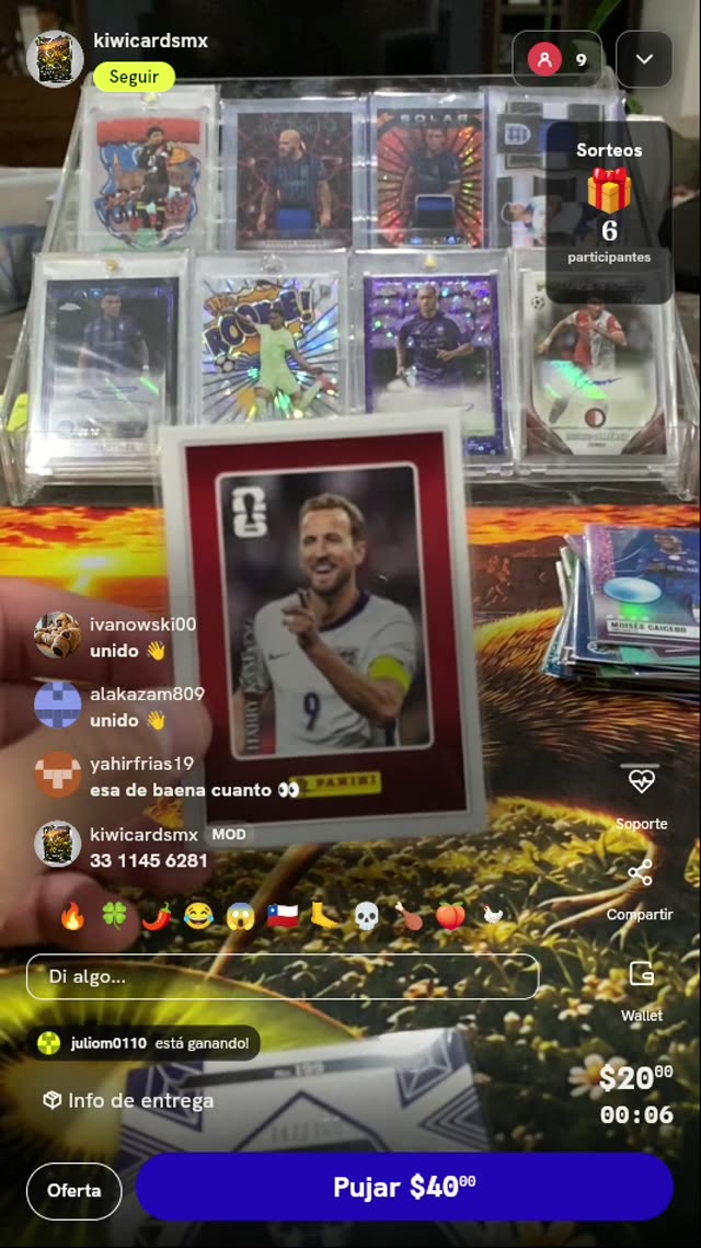 Estampa Panini Harry Kane FIFA 2026