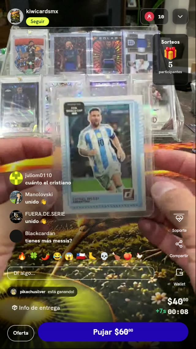 Carta Panini Donruss Lionel Messi 2022