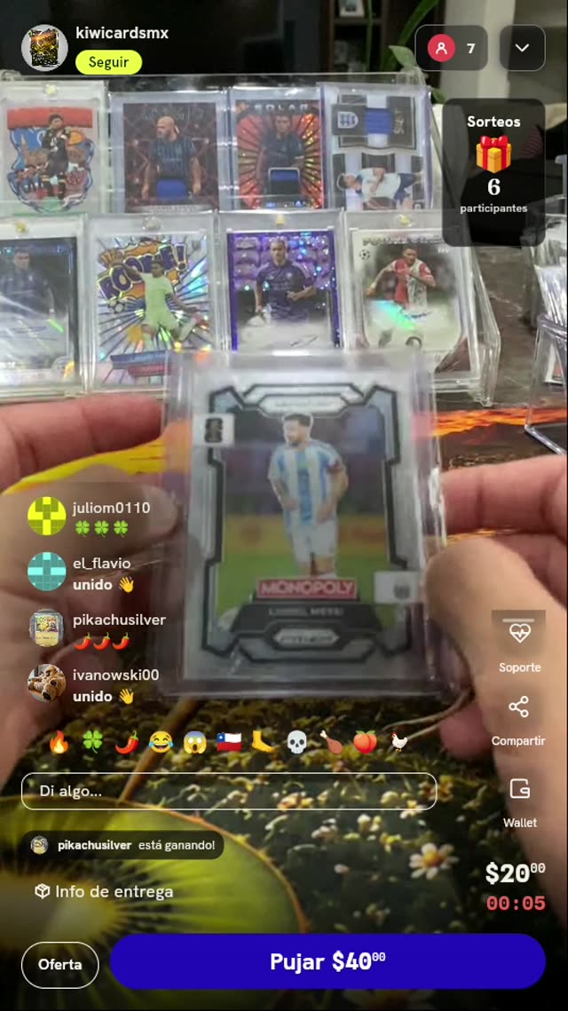 Carta Lionel Messi Panini Prizm Monopoly
