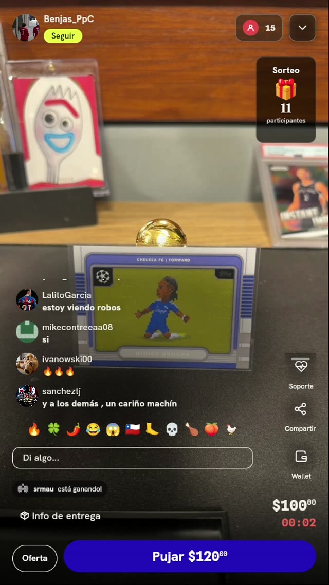 Carta Topps 8-Bit Shots Didier Drogba