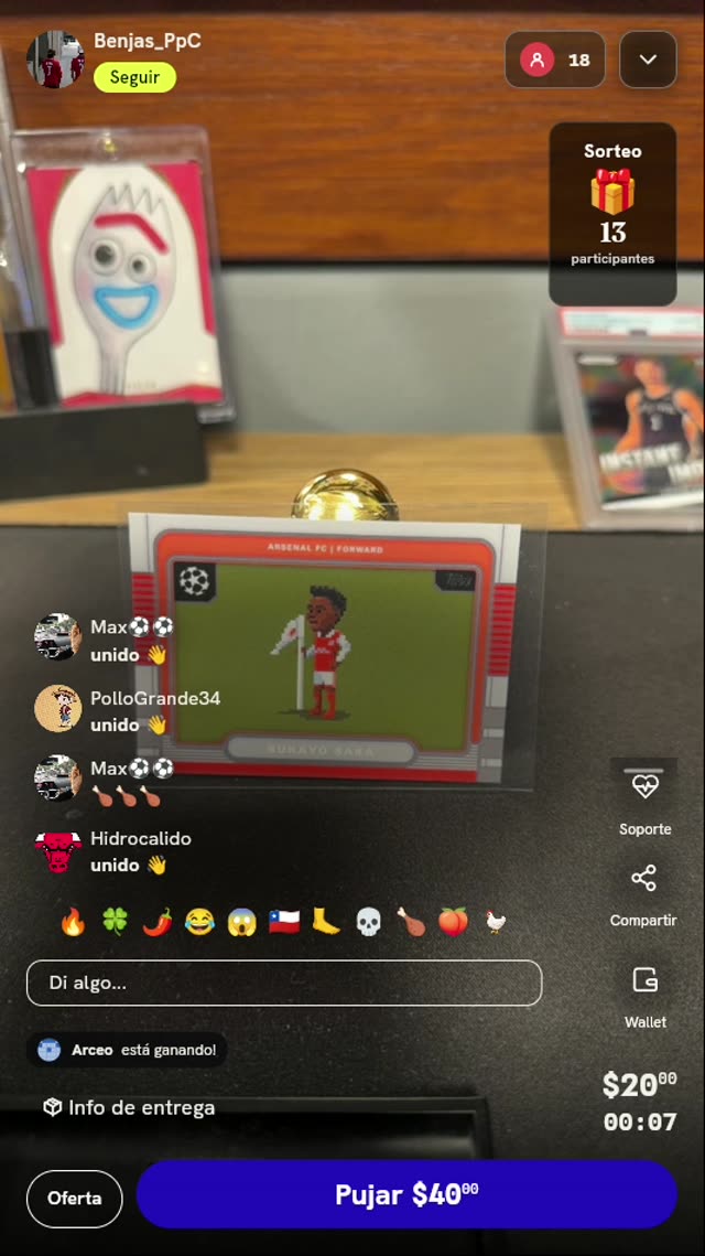 Carta Topps Bukayo Saka 8-Bit
