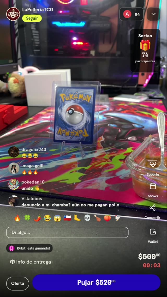 Carta Misteriosa de Pokémon TCG