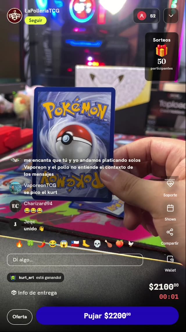 Carta Coleccionable Pokémon TCG