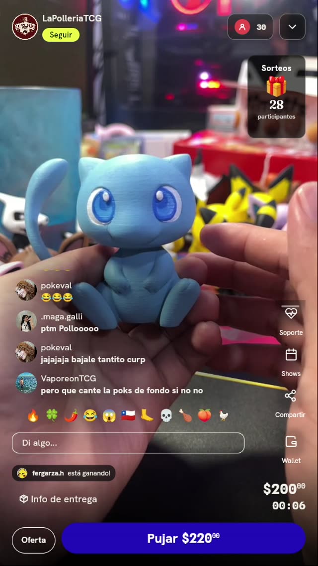 Figura de Mew Shiny 3D