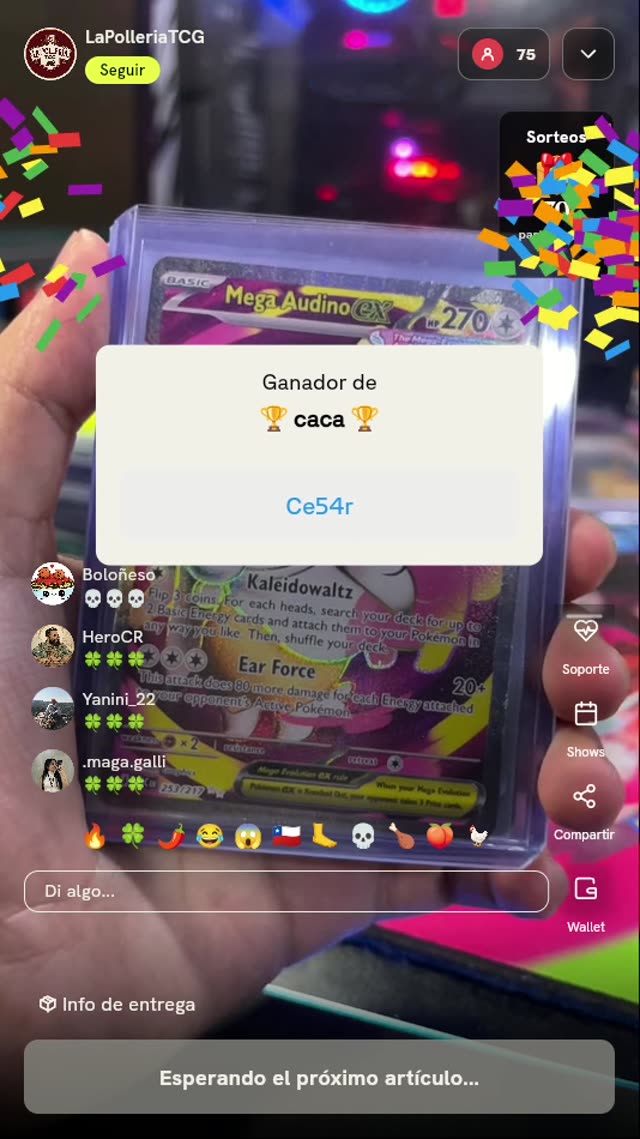 Carta Pokémon Mega Audino ex