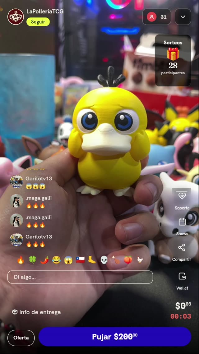 Figura Impresa 3D Psyduck Pokémon